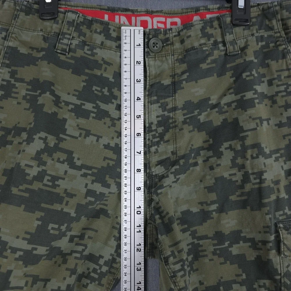 Under Armour‎ Cargo Pants Mens 38x32 (Fits 37x30) Digital Camo Tactical Military